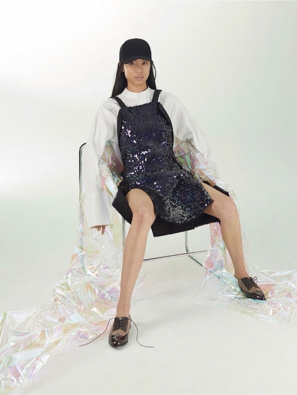 RAD HOURANI SEQUIN VEST UNISEX BRAND